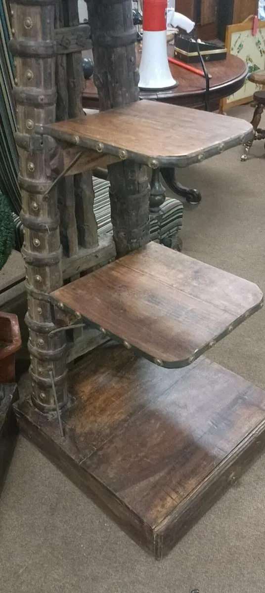 Bespoke Rustic Wood And Copper Shelving - Image 3
