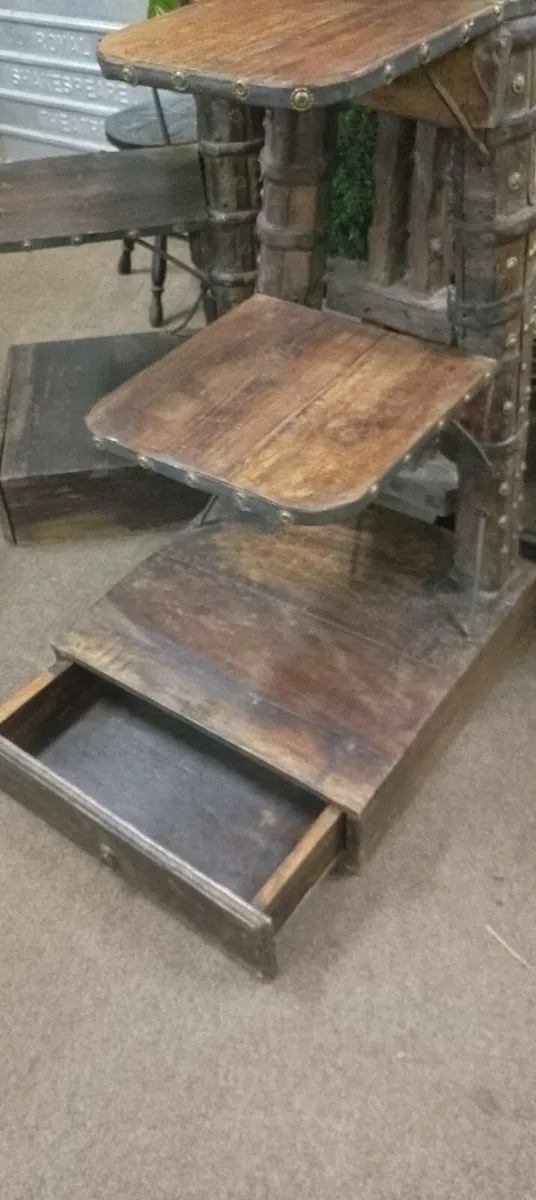 Bespoke Rustic Wood And Copper Shelving - Image 4