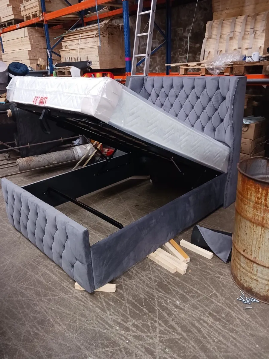 New wingback beds