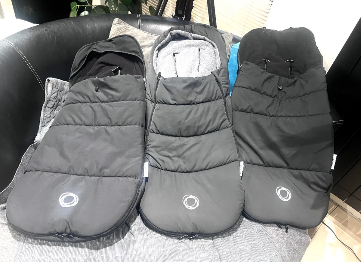 Bugaboo foot muffs in swords - Image 1