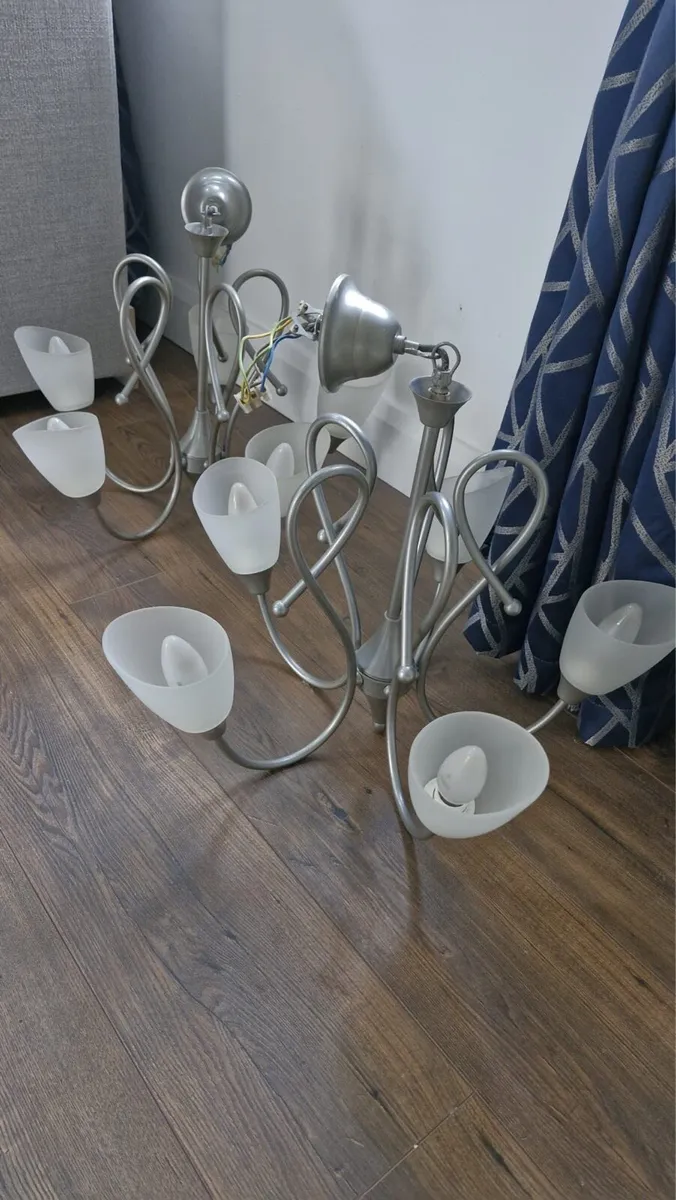 2 Ceiling Light Fittings - Image 2