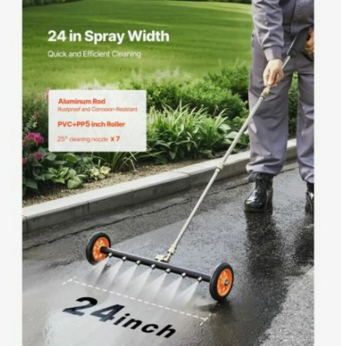 24" Pressure Washer Undercarriage Cleaner - Image 3