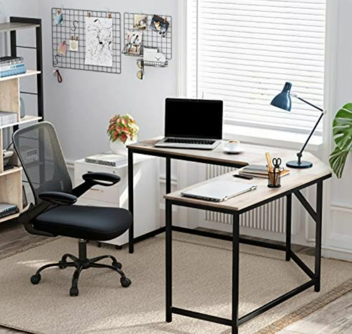 New Greige Home or Office Desk. FREE P&P - Image 4