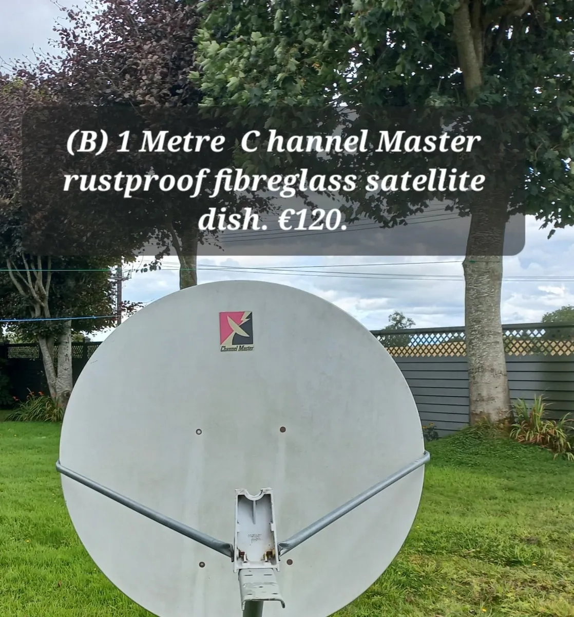 Satellite dish and stands - Image 2