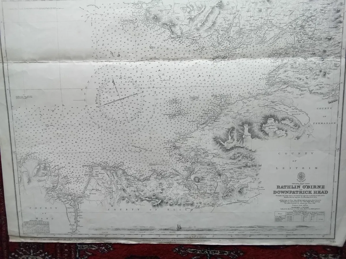 VINTAGE   ADMIRALTY    CHARTS  IRELAND. - Image 4