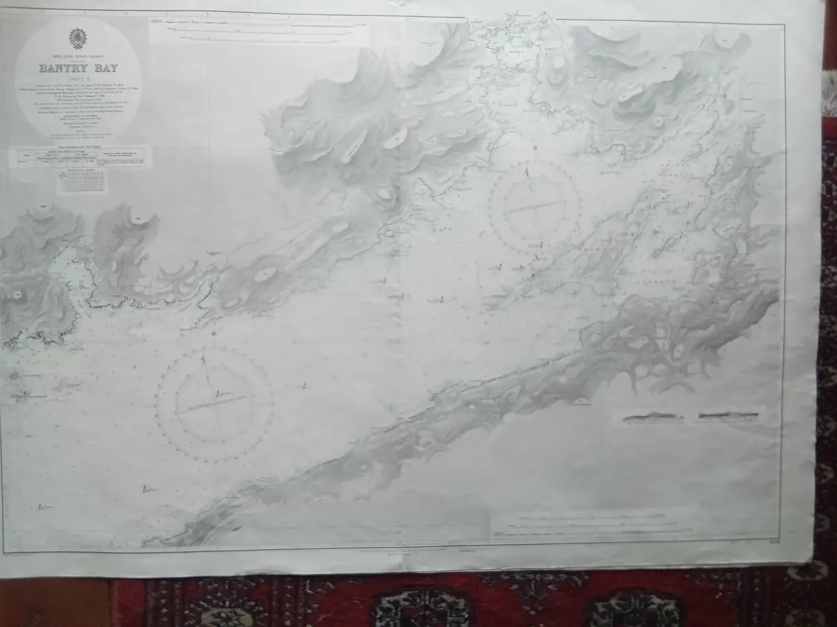 VINTAGE   ADMIRALTY    CHARTS  IRELAND. - Image 3