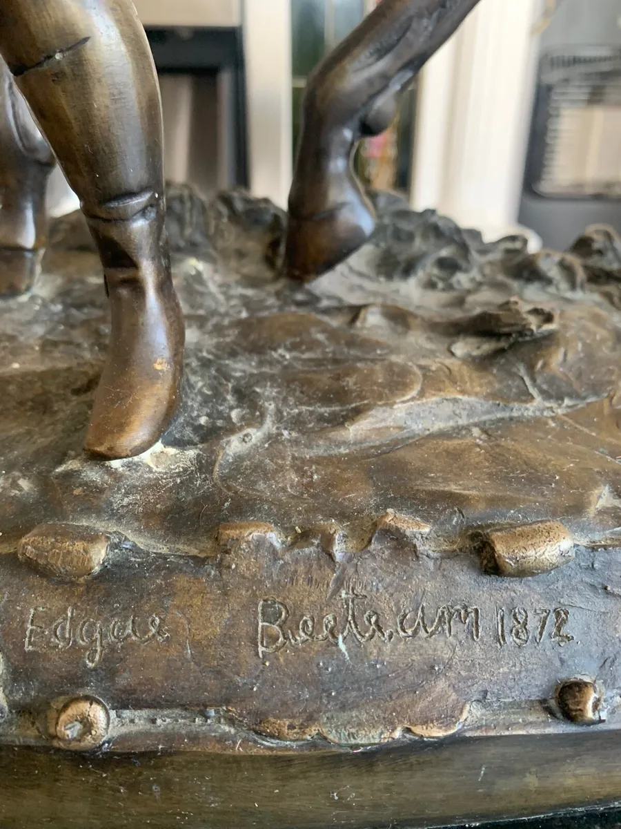 “Winning horse”bronze statue - Image 3