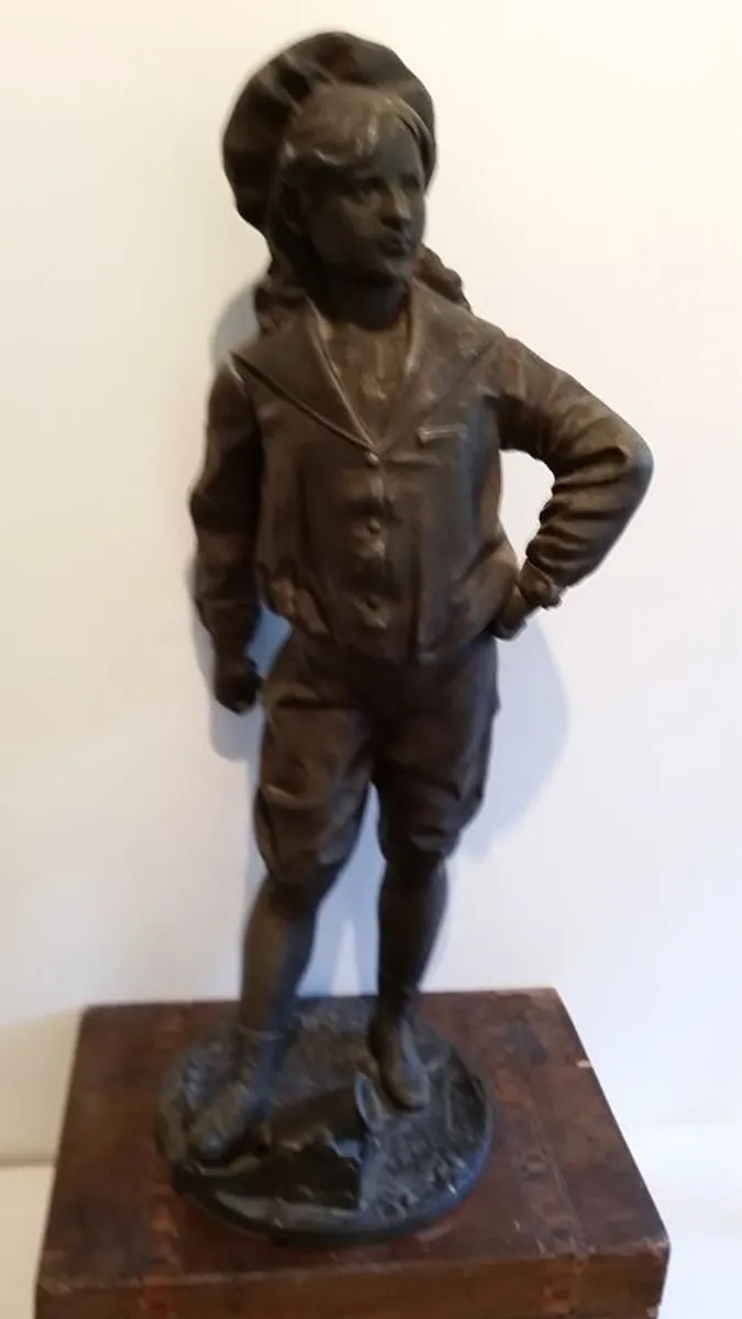 Extremely rare A J Lavergne sculpture - Image 2