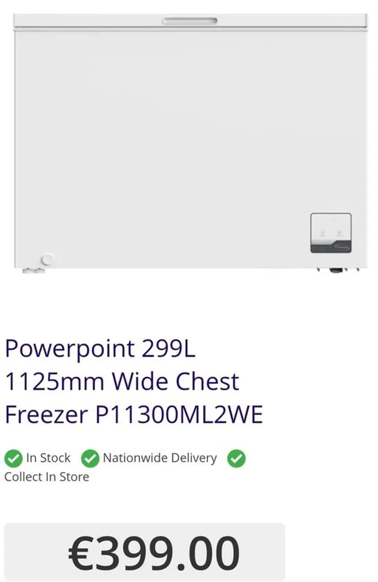 Chest Freezer Brand New - Image 1