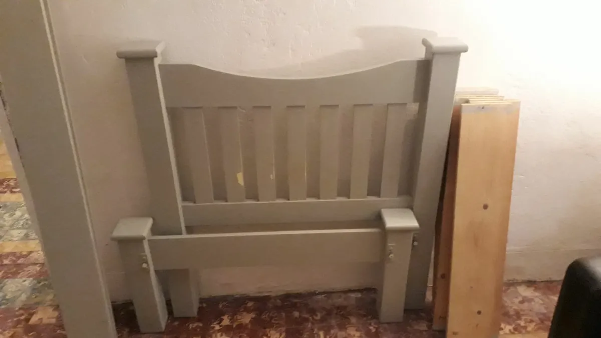 Wooden Single Bed - Image 1