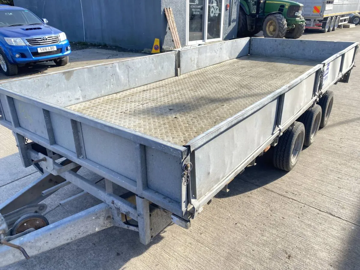 Ifor Williams 24 Foot Tri Axel Drop Sides Trailer - Image 2