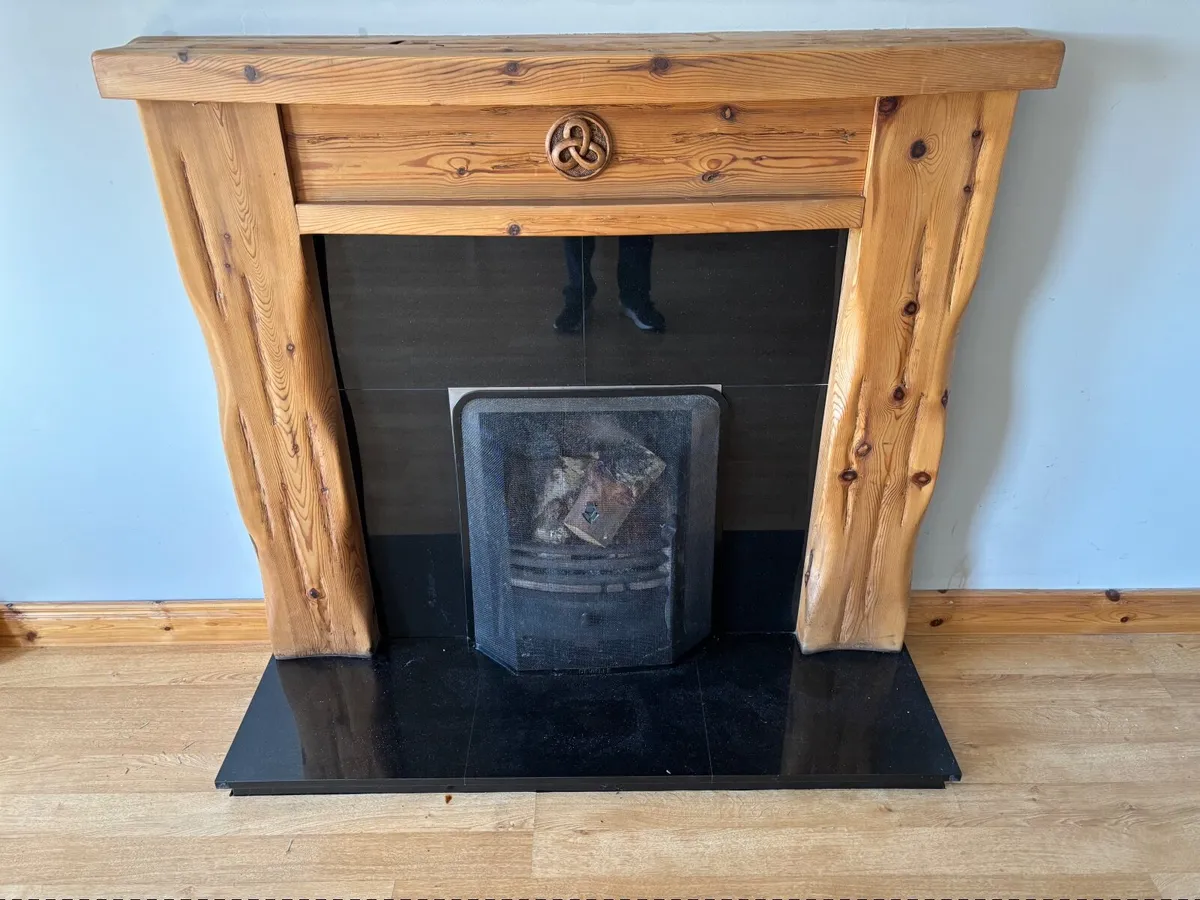 Marble fireplace and surround