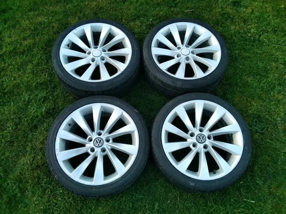 18" Scirocco alloys 5x112  set/pair/singles - Image 1