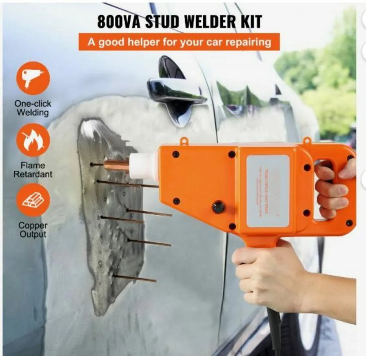Auto Body Dent Repair Kit Stud Welder Kit 800VA - Image 2
