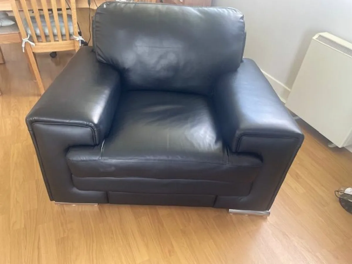Black Arm Chair for Sale - Image 1