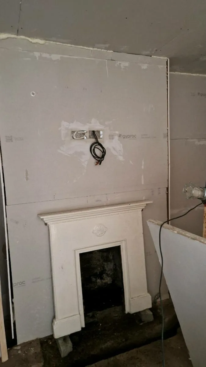 Antique cast iron fireplace - Image 2