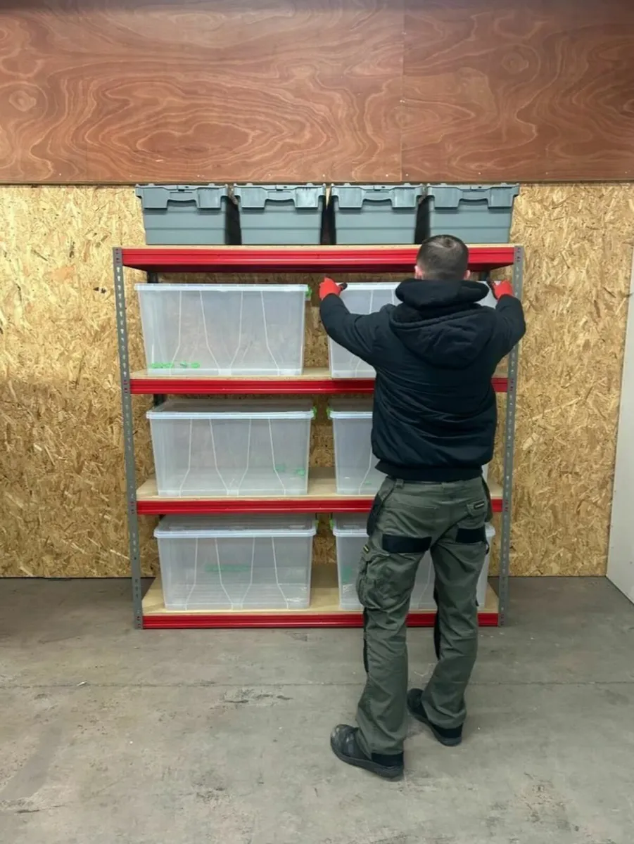 4 teir boltless longspan shelving - Image 1