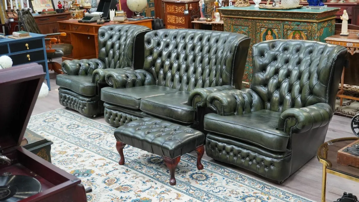 📌Chesterfield Club Suite – 4-Piece Set - Image 1