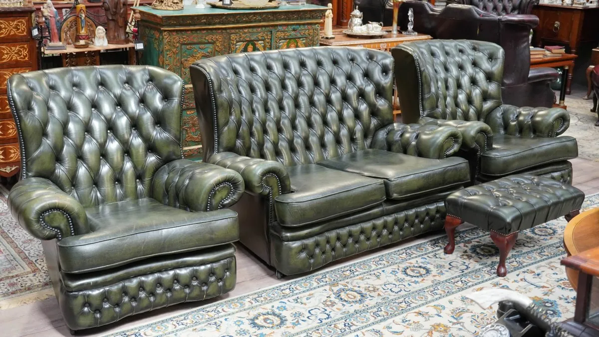 📌Chesterfield Club Suite – 4-Piece Set - Image 2
