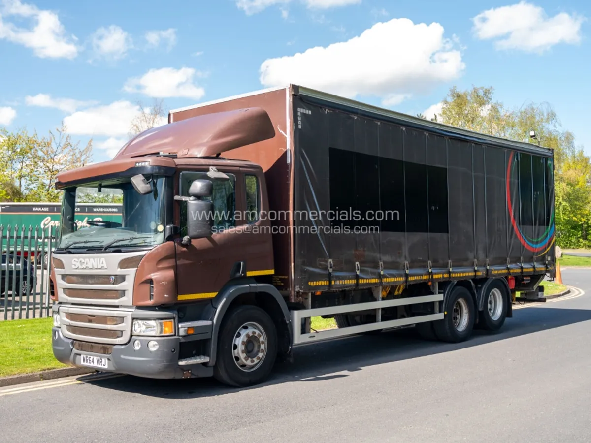 2015 (64) SCANIA P280 6X2 26T CURTAINSIDE - Image 3