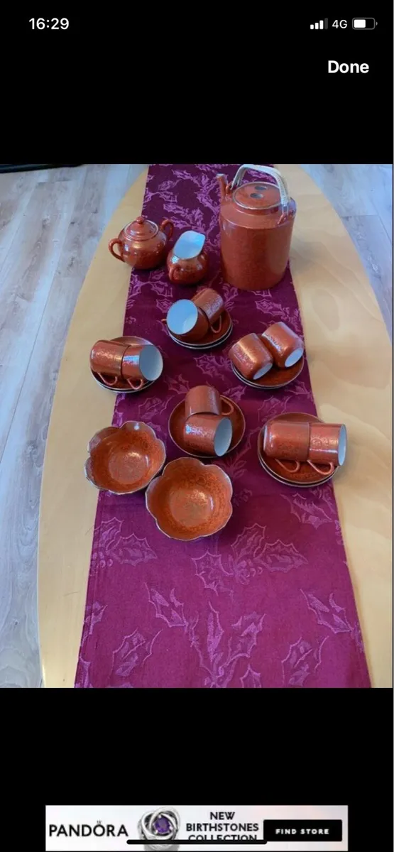 Coffee set   Burnt orange - Image 3
