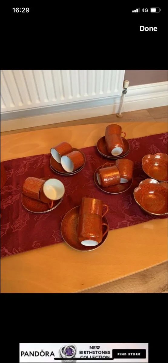 Coffee set   Burnt orange - Image 4