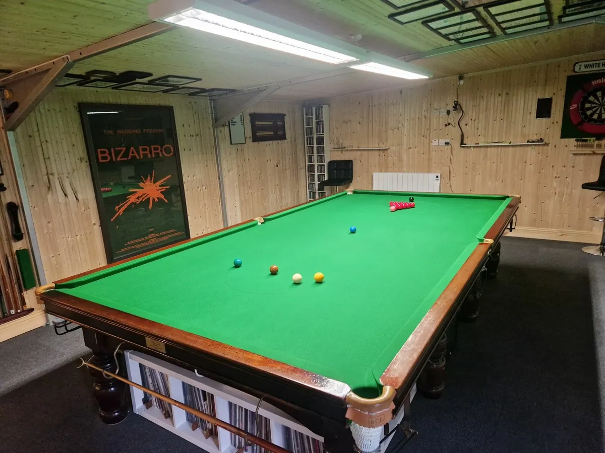 Full Size Snooker Table with Table Heaters - Image 1