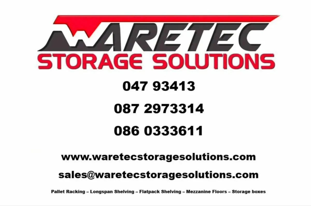 Large variety pallet racking in stock - Image 4