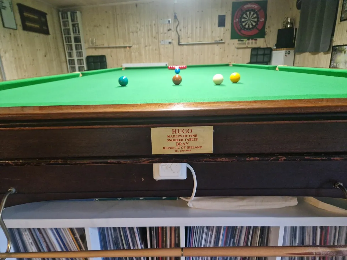 Full Size Snooker Table with Table Heaters - Image 2