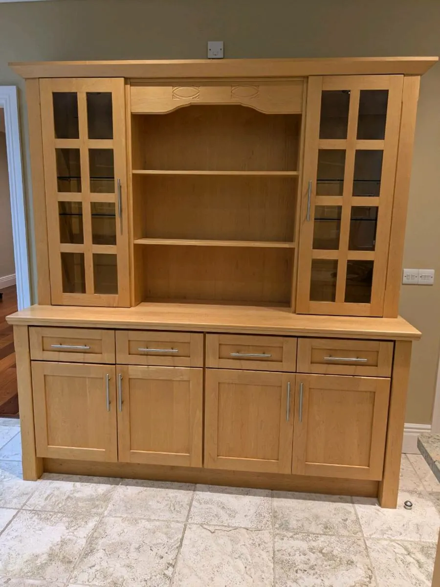 Large Solid Wood Kitchen Dresser