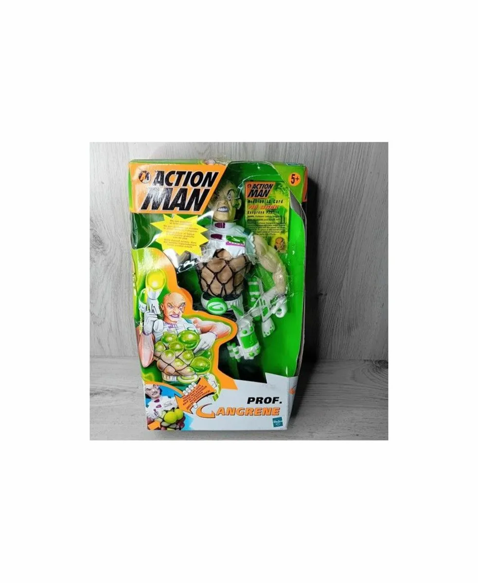  ACTION MAN PROF GANGRENE 1999 ACTION FIGURE NEW