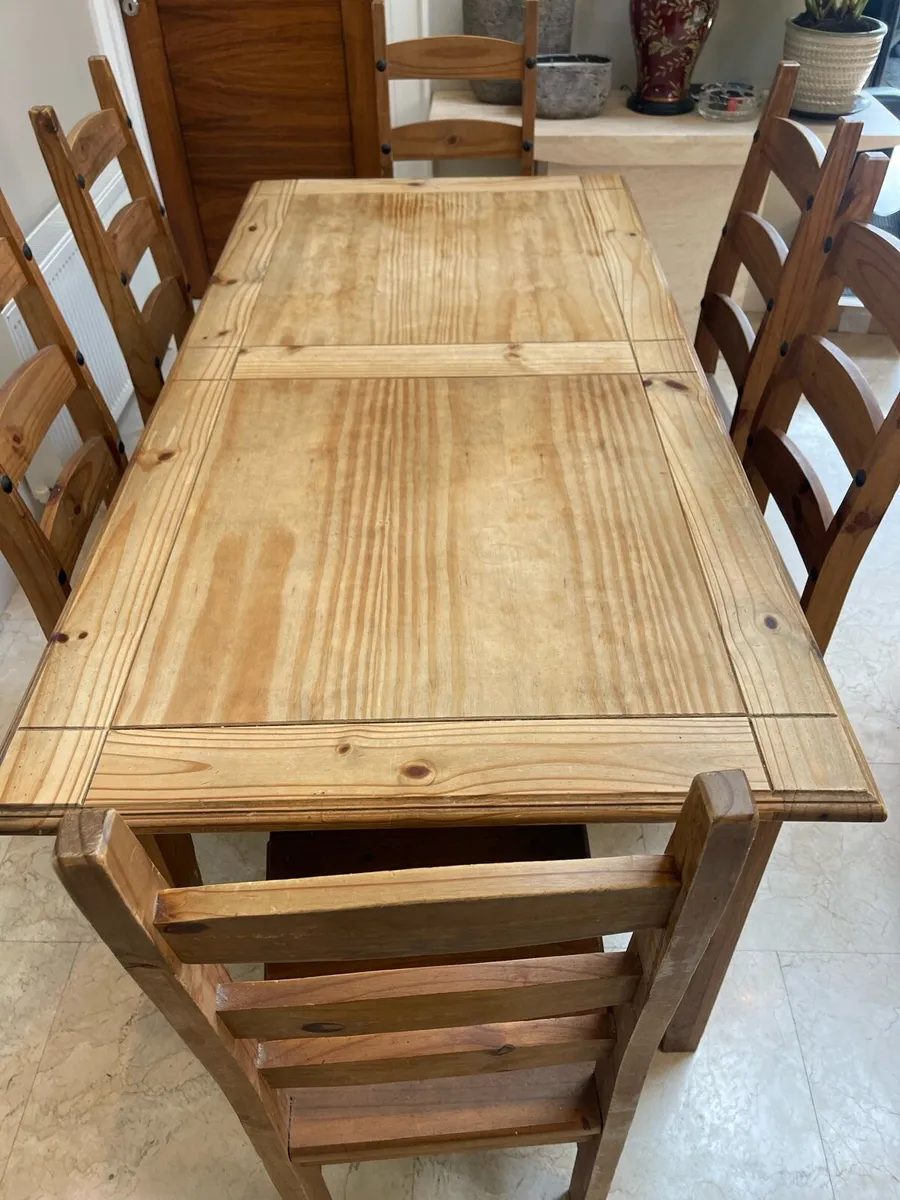 Gorgeous Rustic Farmhouse Kitchen Dining Table - Image 3