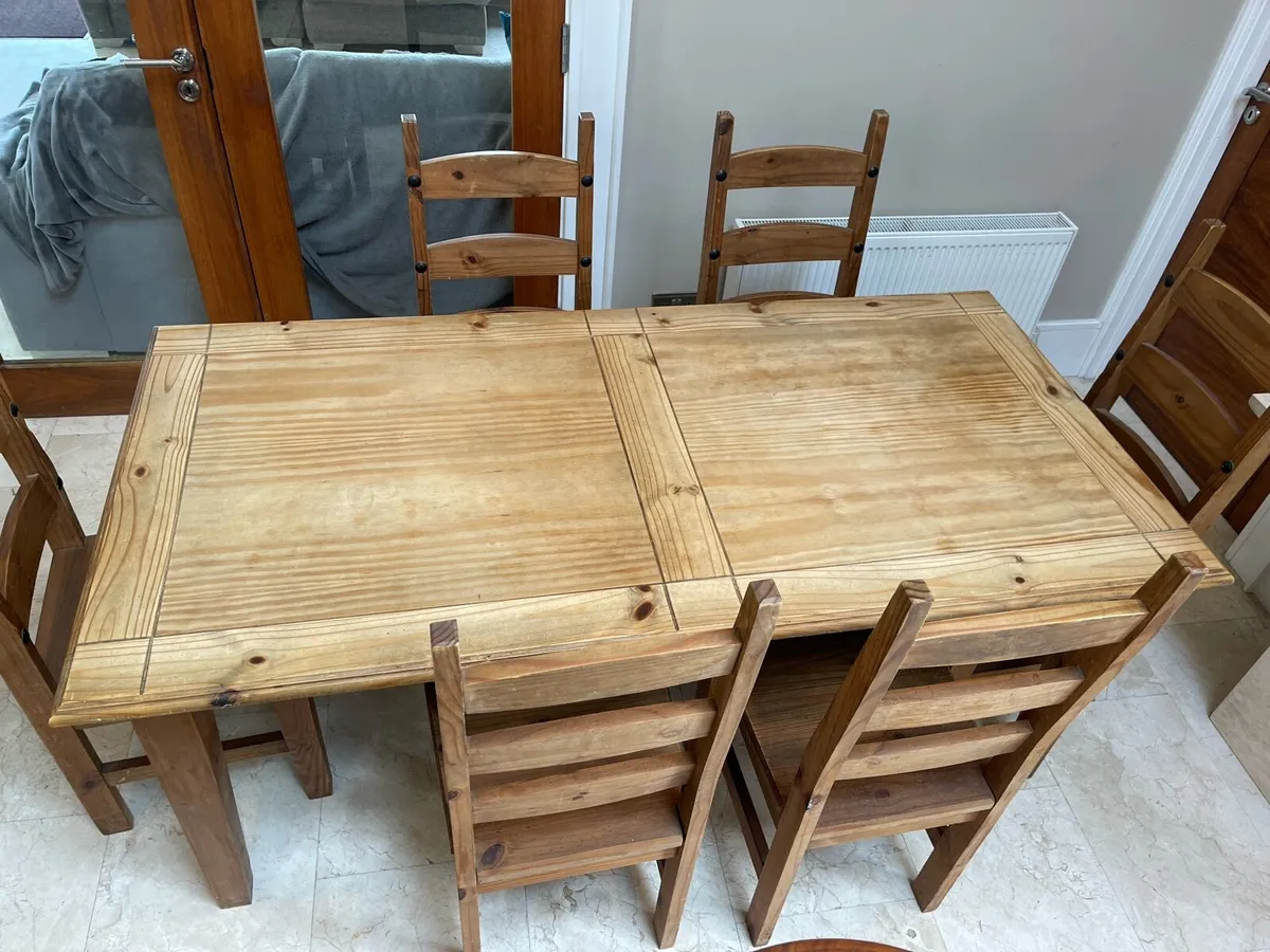 Gorgeous Rustic Farmhouse Kitchen Dining Table - Image 1