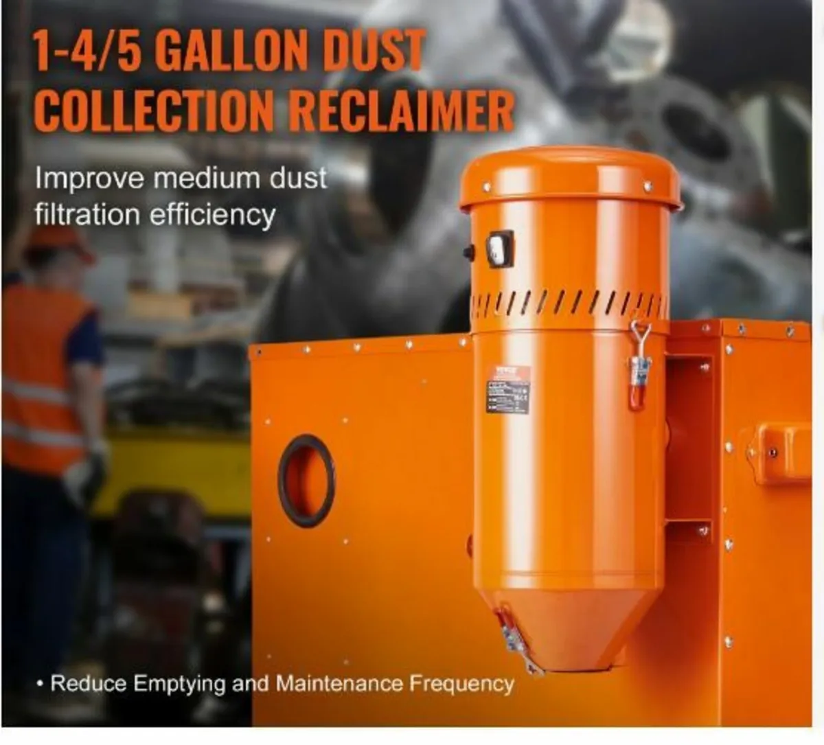 Dust Collection System: 1450W Dust Collector - Image 2