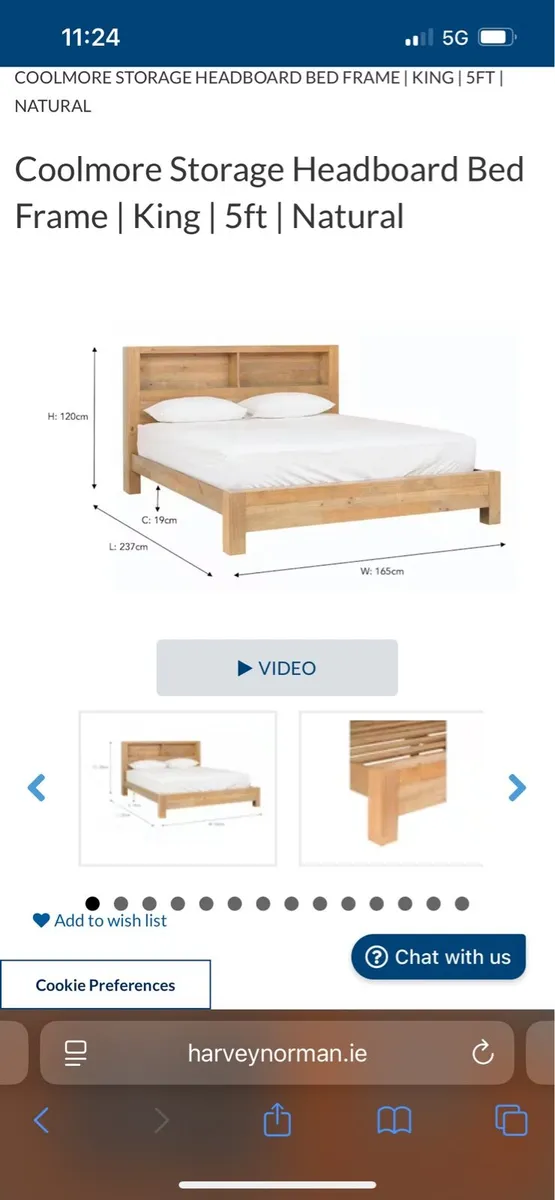 King Size Bedframe - Image 2