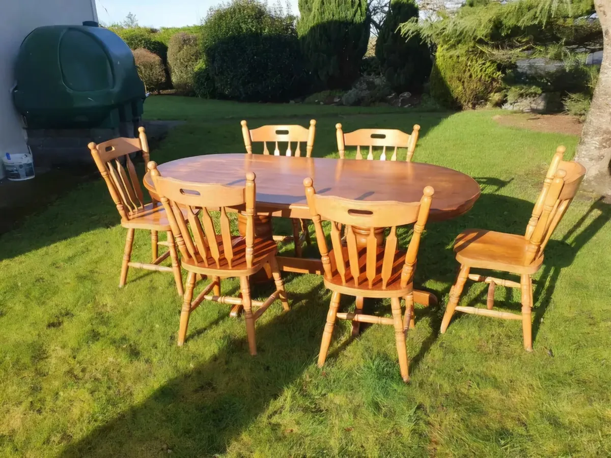Table and chairs