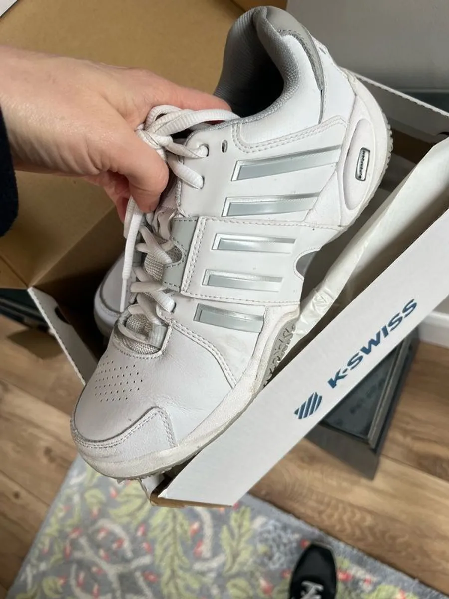 K-Swiss Tennis Shoes - barely worn - Image 1