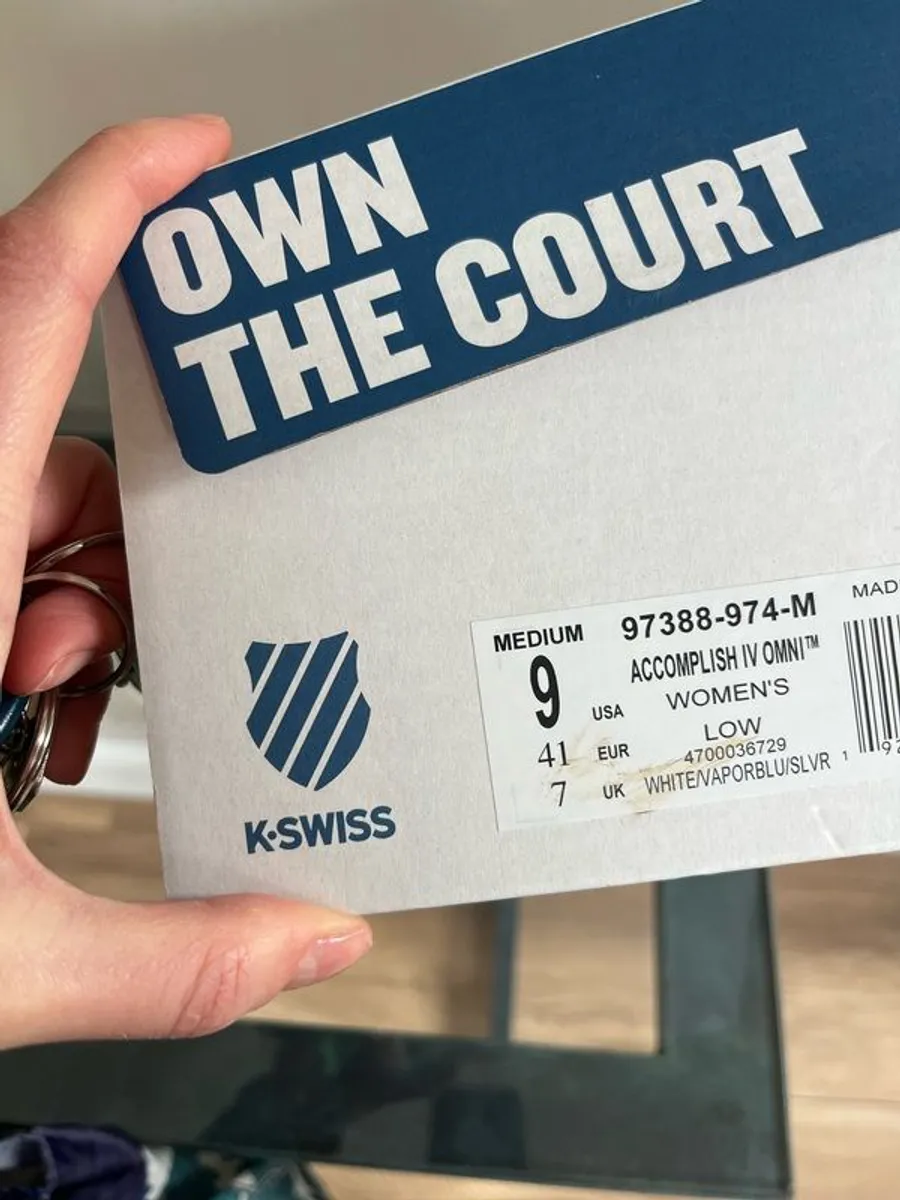 K-Swiss Tennis Shoes - barely worn - Image 2
