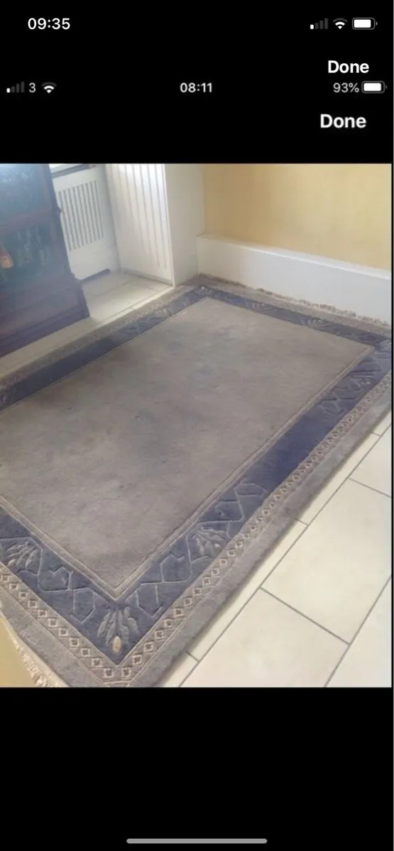 Large Hand Made Floor Rug - Image 1