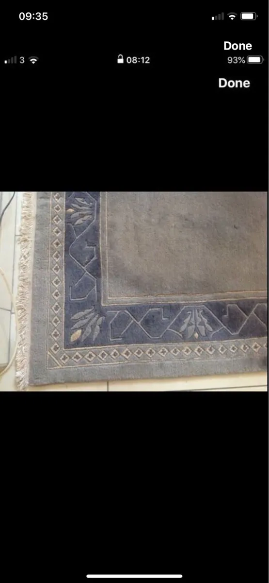 Large Hand Made Floor Rug - Image 3