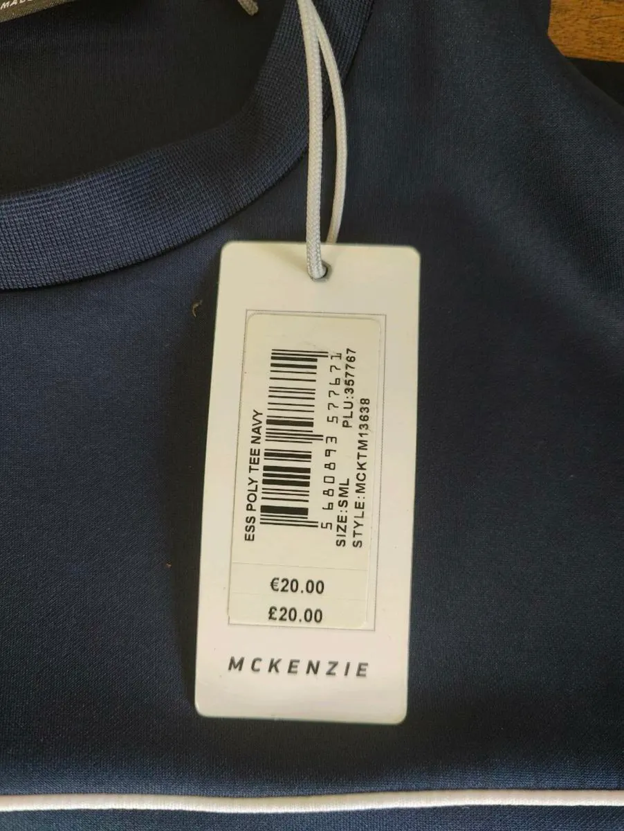 McKenzie Poly Tee Navy - Image 2