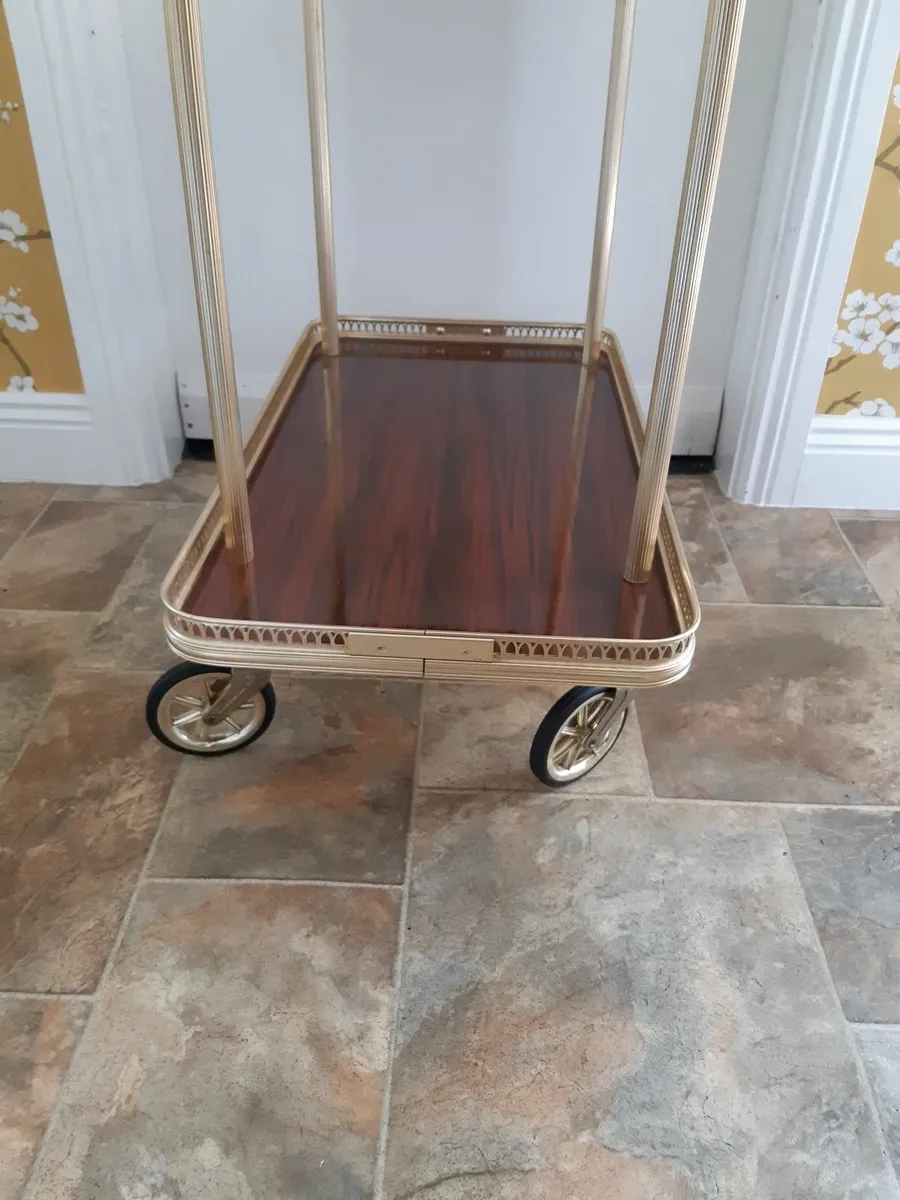 Lovely Mid Century Hostess Trolley - Image 3