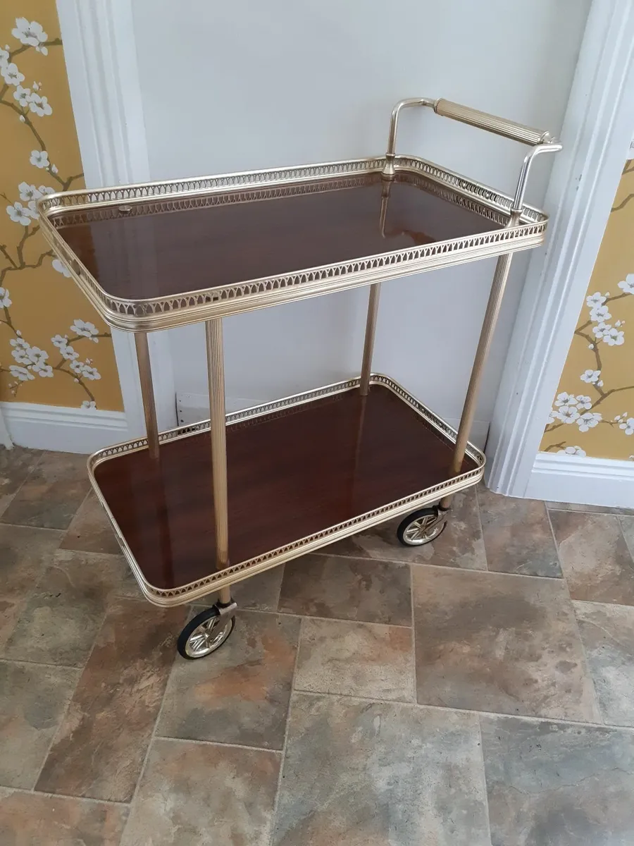 Lovely Mid Century Hostess Trolley - Image 1