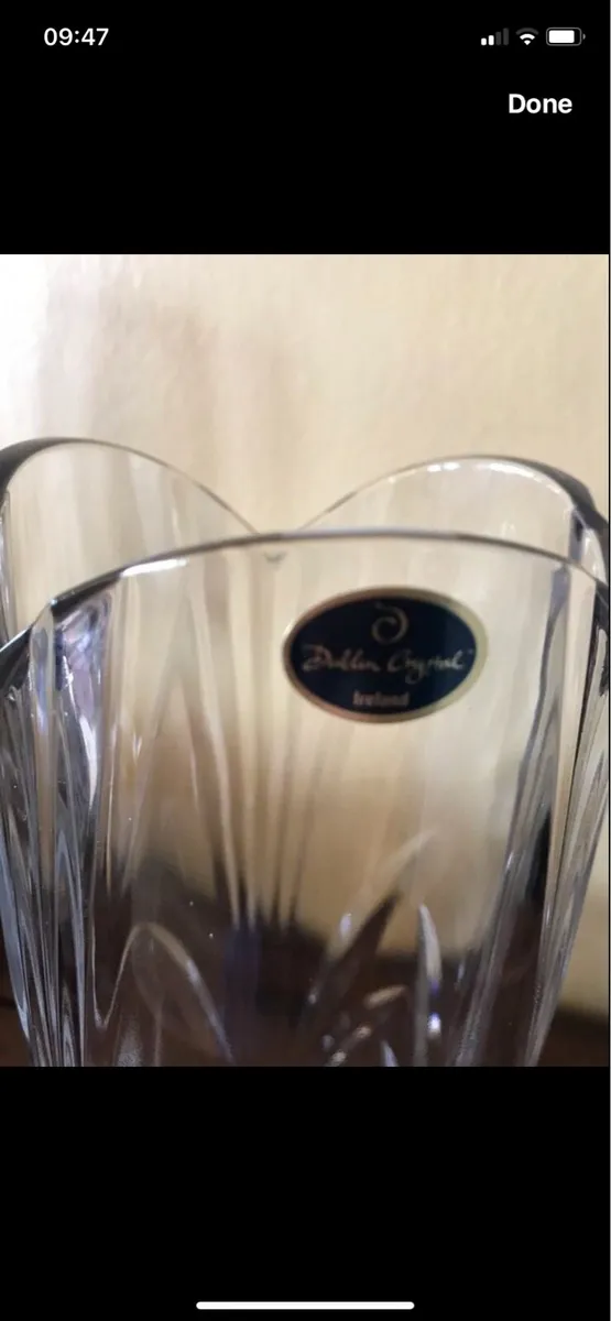 Dublin Crystal Vase - Image 2