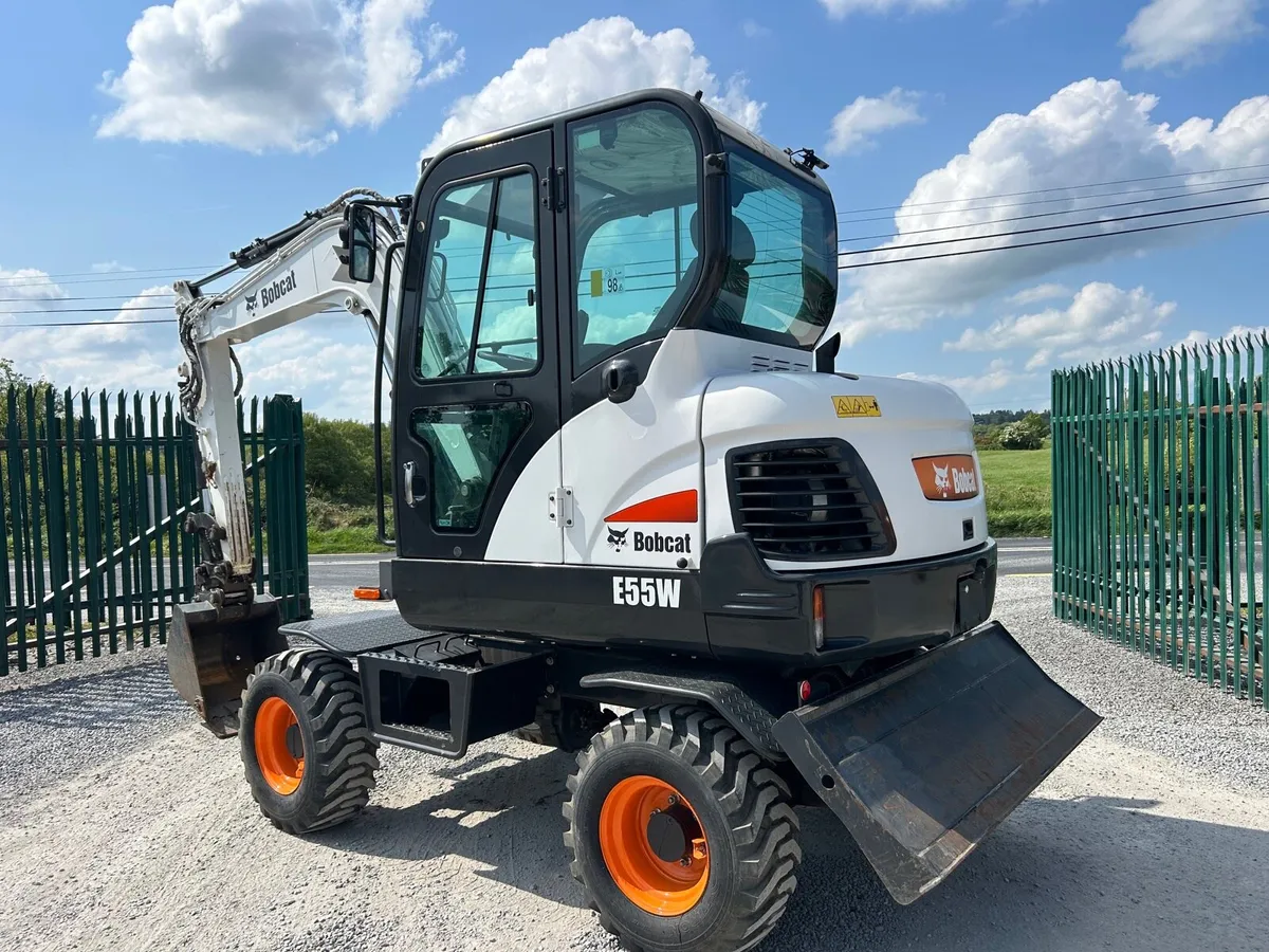 Bobcat E55W Rubber Duck **Only 300hrs** - Image 1