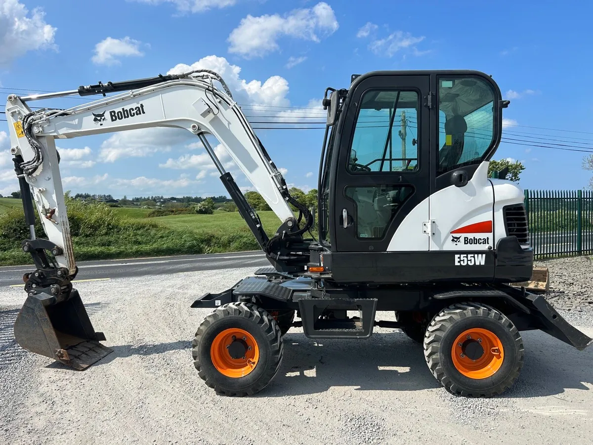Bobcat E55W Rubber Duck **Only 300hrs** - Image 2