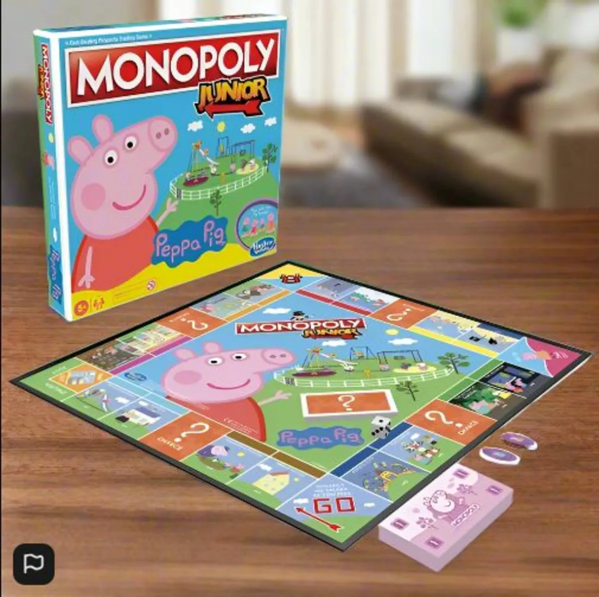 Monopoly Junior: Peppa Pig Edition Board Game - Image 4