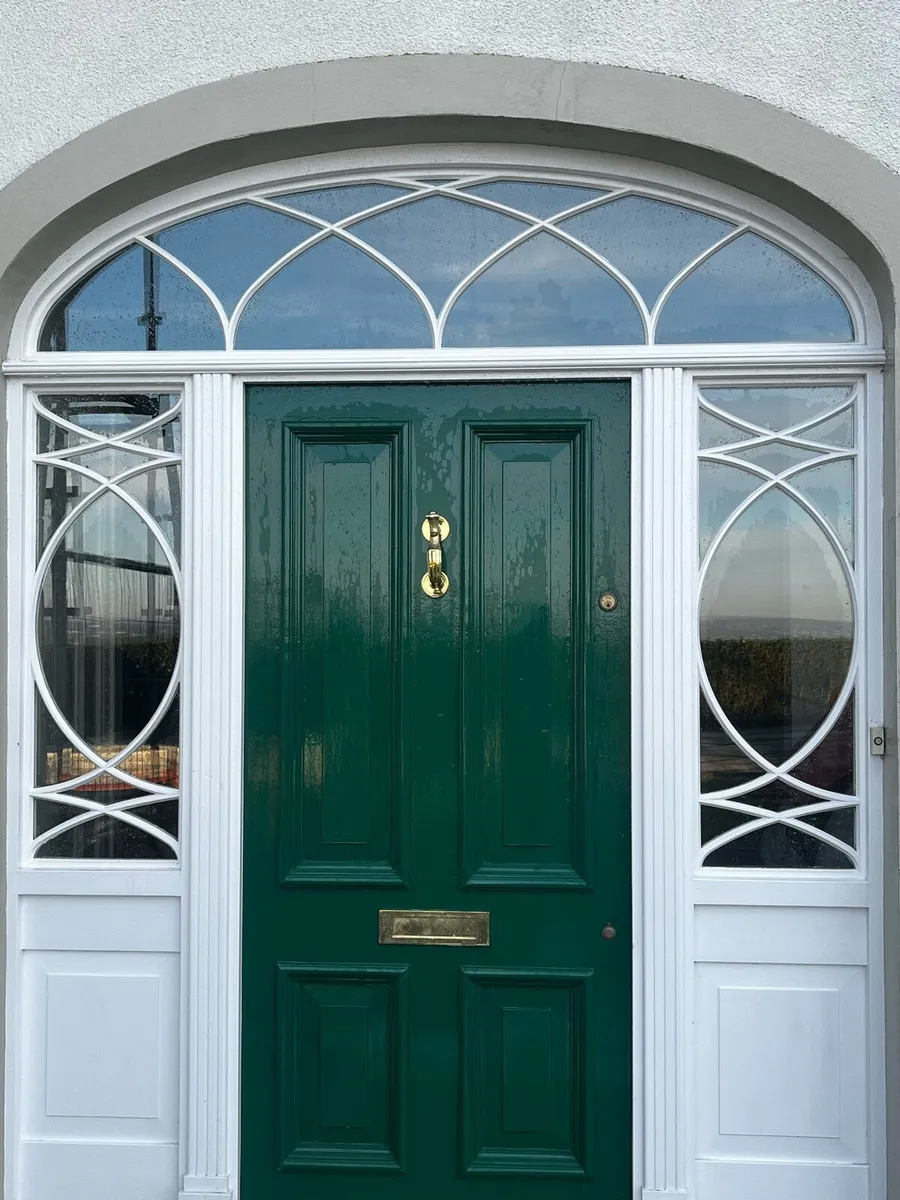 Solid wooden front door - Image 1