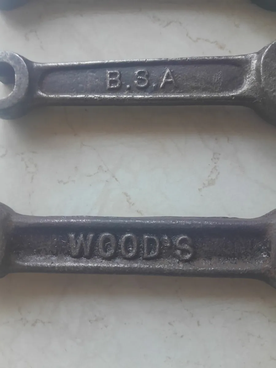 Three vintage spanners - Image 4