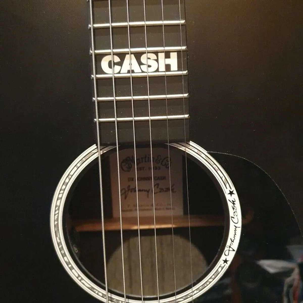 Martin Johnny Cash Dreadnought Guitar - Image 2